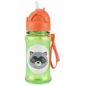   SKIP HOP Zoo Tritán Kulacs szívószállal 355ml Mosómedve 12hó+