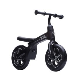 QPLAY Tech Black futóbicikli, életkor 2 - 4 év, 30 kg-ig