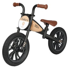 QPLAY Futóbicikli Feduro Beige, 3-6 éves korig, 30 kg-ig