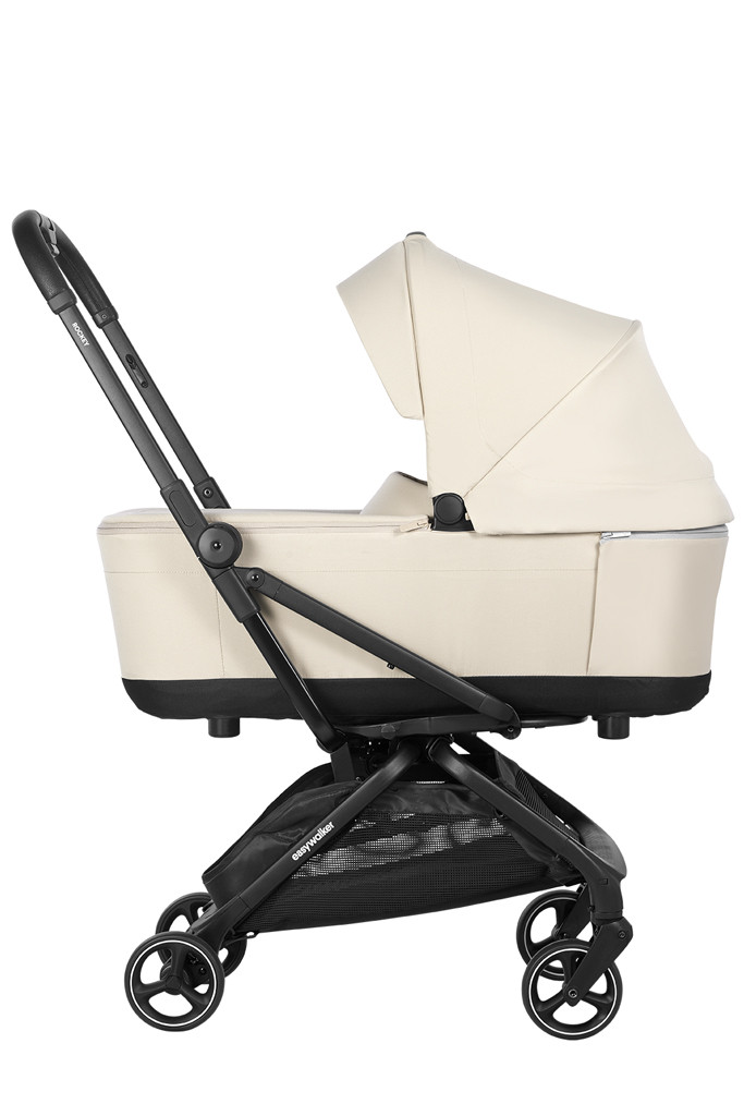 EASYWALKER Mózeskosár Rockey S/M/L Bright Taupe részletei