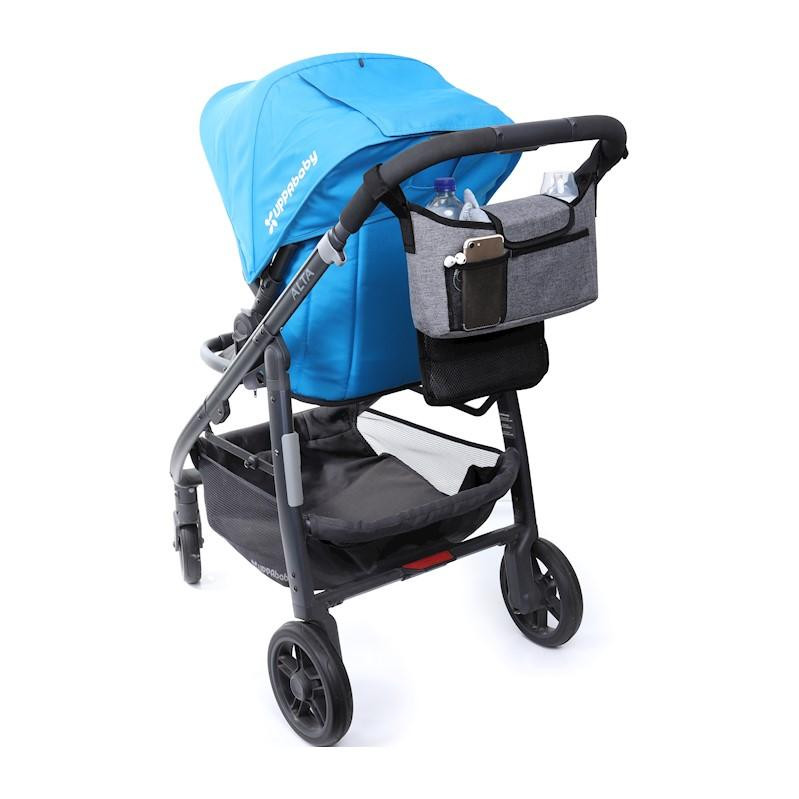 DREAMBABY Táska pelenkázó Combo Grey Denim használat közben
