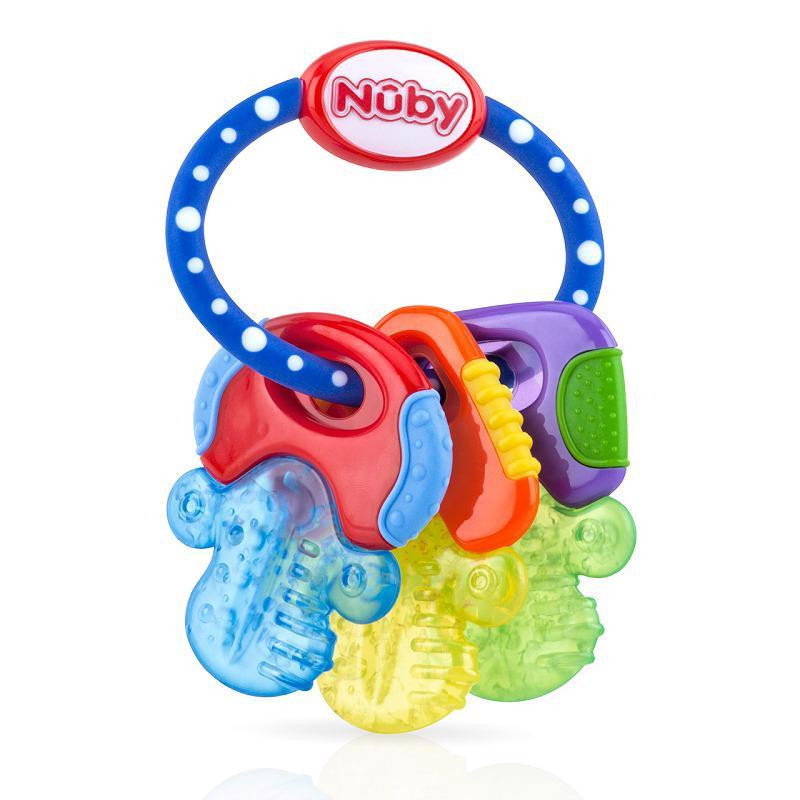 NUBY Rágóka hűsítő géllel kulcsok 3 h+ fő képe