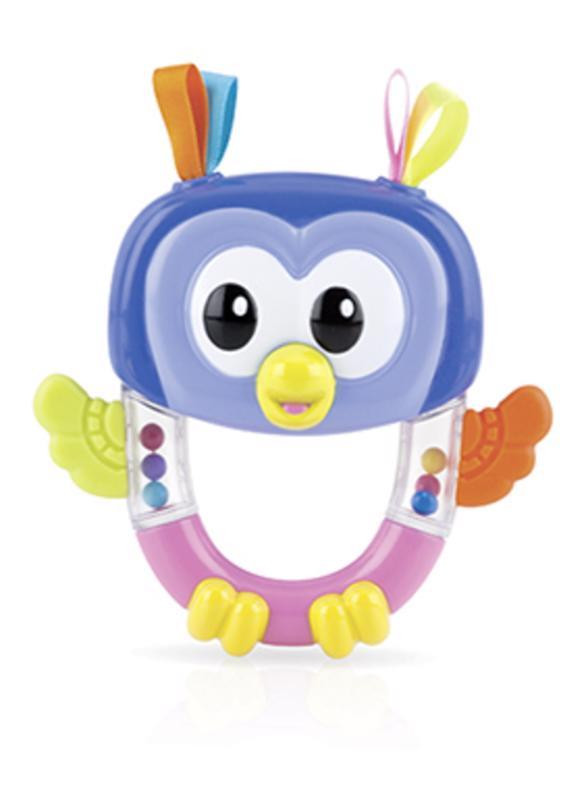 NUBY Csörgő rágókával bagoly, 3h+ - Fő kép