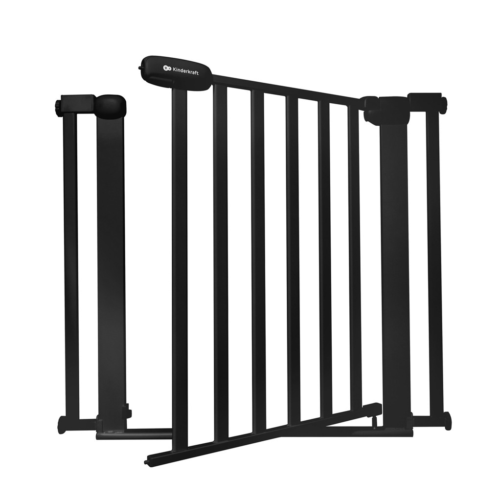KINDERKRAFT Gyermekbiztonsági rács Lock&Go black