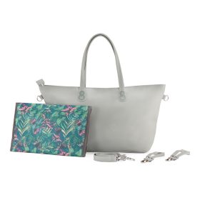 KINDERKRAFT SELECT Pelenkázótáska Treasurebag Light Grey Nature Vibes,
