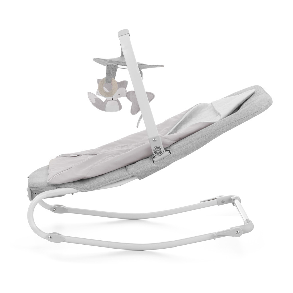KINDERKRAFT Felio 2 Stone Grey vibráló hinta zenével - hordozható kivitel