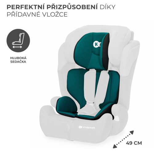 KINDERKRAFT Autósülés Comfort up i-size zöld (76-150 cm)