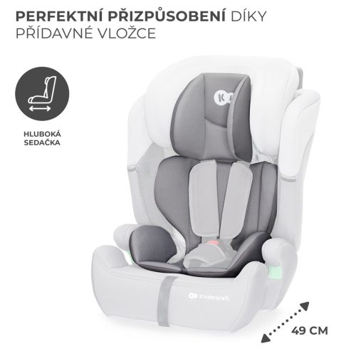 KINDERKRAFT Autósülés Comfort up i-size szürke (76-150 cm)