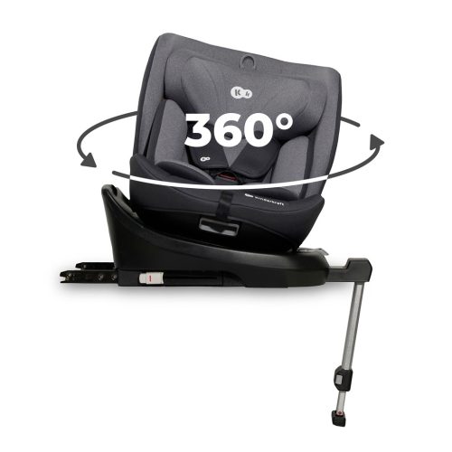 KINDERKRAFT Autósülés I-360 i-Size 40-150 cm Szürke