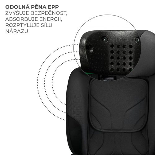 KINDERKRAFT SELECT Autósülés i-Fix 40-150 cm Grafitfekete