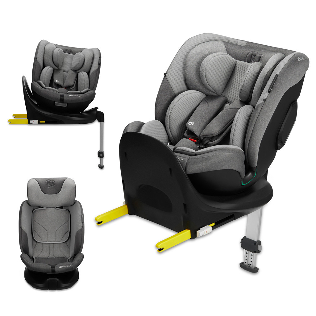 KINDERKRAFT SELECT Autósülés i-Fix 40-150 cm Cool grey