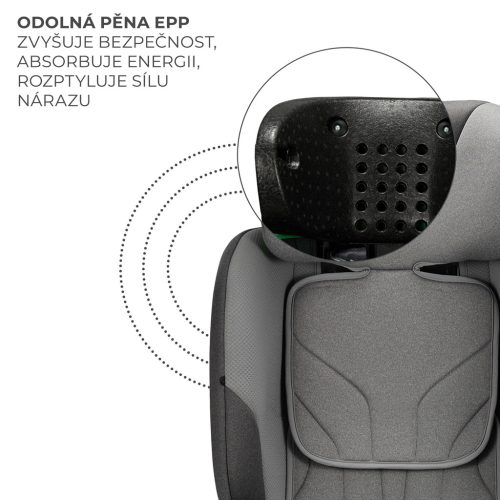 KINDERKRAFT SELECT Autósülés i-Fix 40-150 cm Cool grey