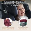 KINDERKRAFT SELECT Autósülés i-Size XPAND 2 i-Size 100-150 cm Cherry Pearl, Premium