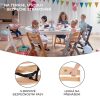 KINDERKRAFT Etetőszék Enock Black, Premium