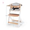 KINDERKRAFT Etetőszék Enock párnázással White wooden, Premium