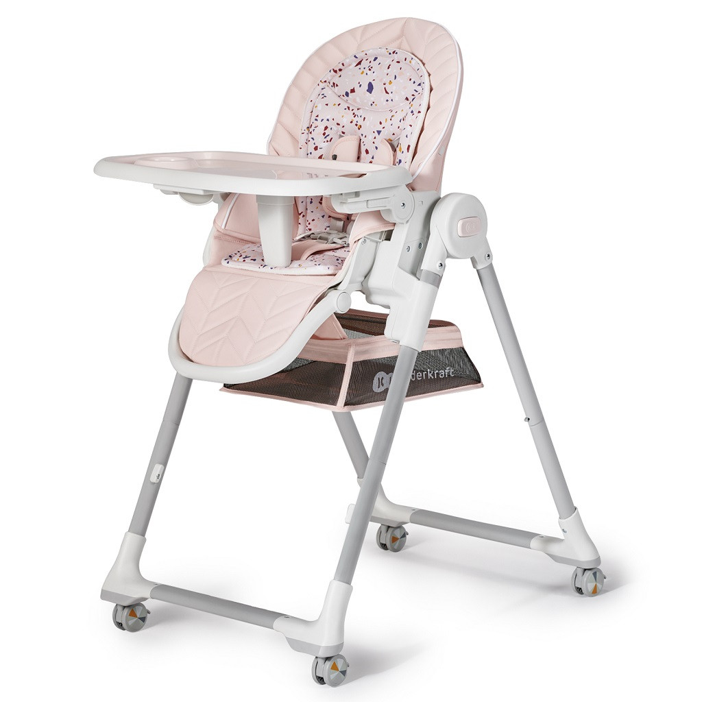 KINDERKRAFT SELECT Etetőszék Lastree Pink, Premium - Előnyök