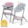 KINDERKRAFT SELECT Szett etetőszék Livy Aster Pink + pihenőszék Calmee