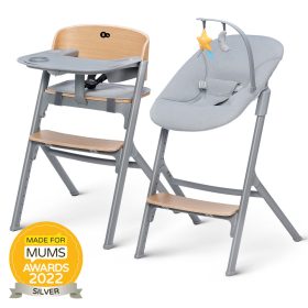 KINDERKRAFT SELECT Szett etetőszék Livy Oak + pihenőszék Calmee, Premi