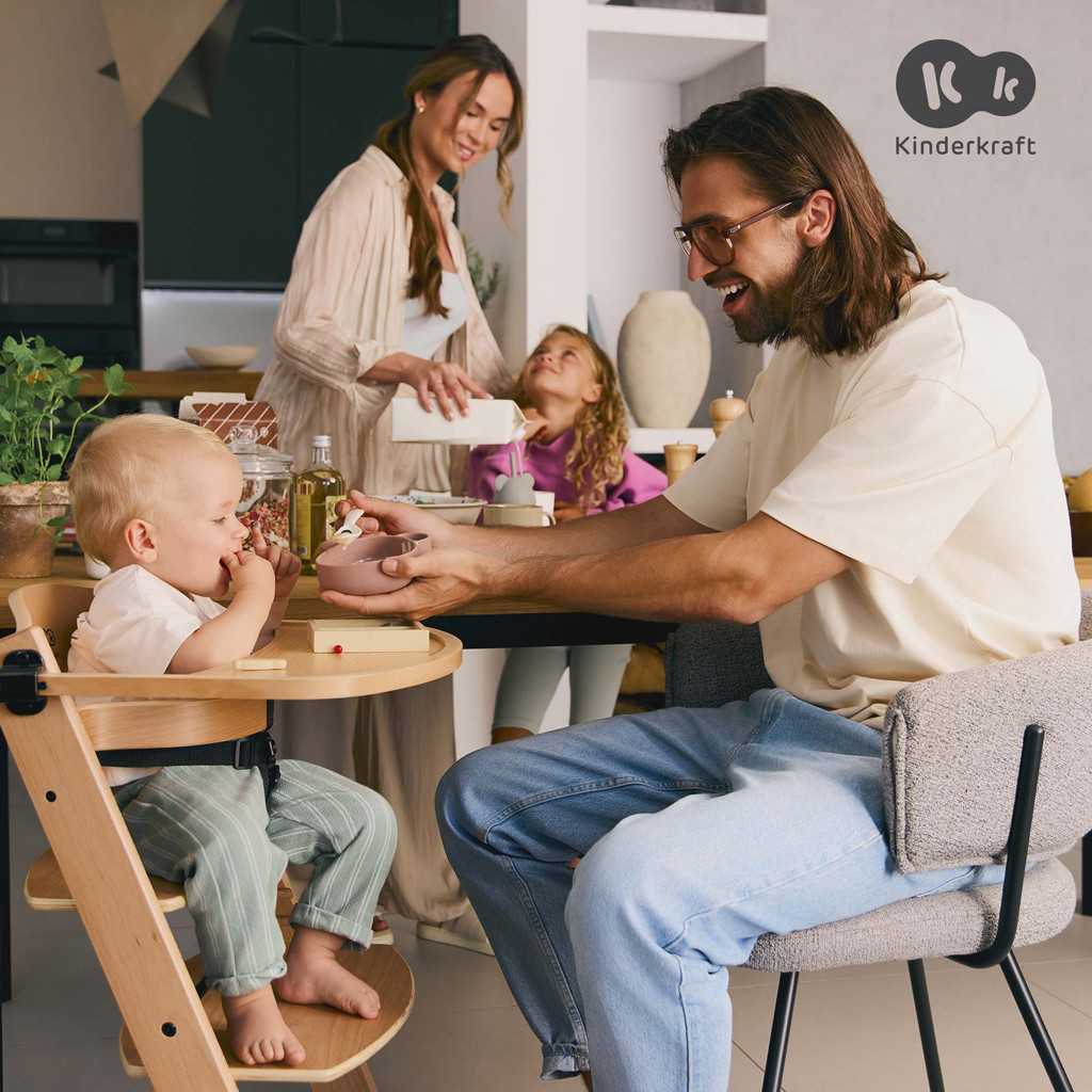 KINDERKRAFT Etetőszék Enock Bézs alternatív kép 1
