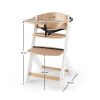KINDERKRAFT Etetőszék Enock White wooden
