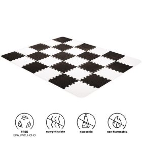   KINDERKRAFT Habos puzzle alátét Luno 150 x 180 cm Fekete, 30 db