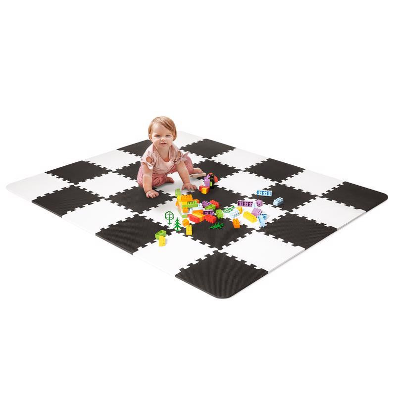 KINDERKRAFT Habos puzzle alátét Luno Fekete használat közben
