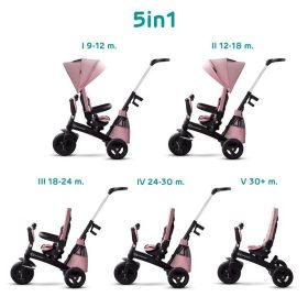   KINDERKRAFT SELECT Easytwist Háromkerekű Mauvelous Pink, Premium