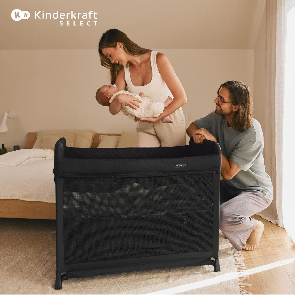 KINDERKRAFT SELECT Utazóágy Moon Dream Bézs - kompakt méret