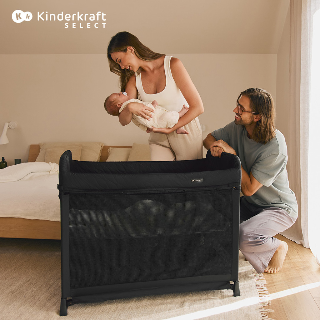 KINDERKRAFT SELECT Utazóágy Moon Dream Fekete előnyök