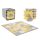 KINDERKRAFT Habosított puzzle alátét Luno Shapes 185 x 165 cm Sárga, 3