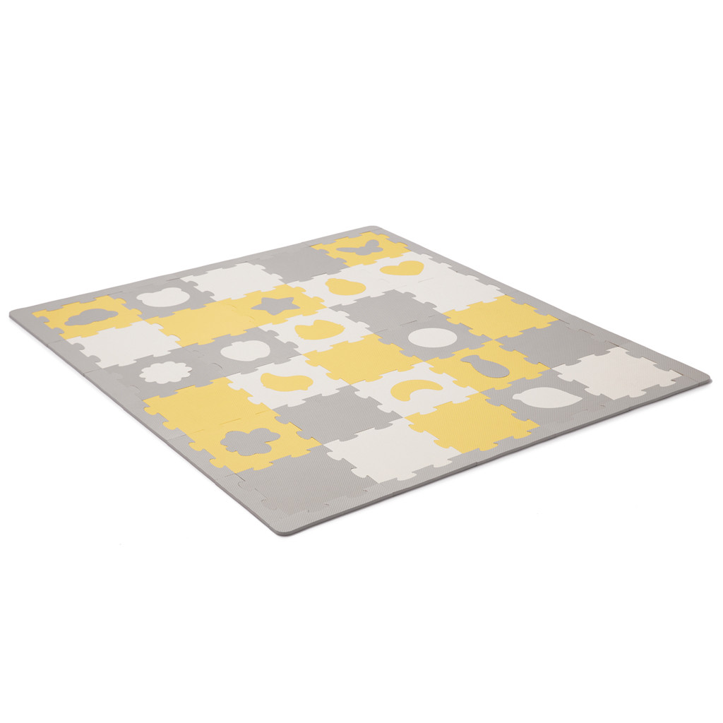 KINDERKRAFT Luno Shapes puzzle alátét használat közben