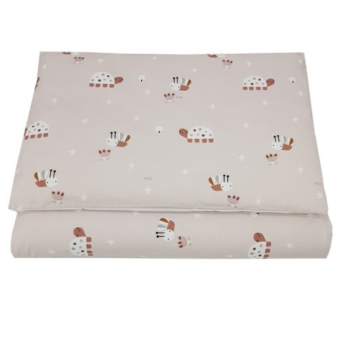 EKO Ágynemű 2 részes pamut Bees Beige mintával 40x60 cm, 90x120 cm