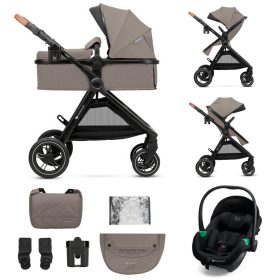 KINDERKRAFT Kombinált babakocsi 3 az 1-ben Esme Sand Beige