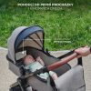 KINDERKRAFT Kombinált babakocsi 3 az 1-ben Esme Moonlight Grey