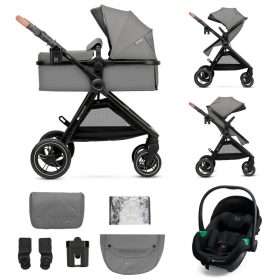   KINDERKRAFT Kombinált babakocsi 3 az 1-ben Esme Moonlight Grey