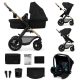 KINDERKRAFT Babakocsi kombi Moov 2 Air 3 az 1-ben Pure Black