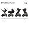 KINDERKRAFT Babakocsi kombi Moov 2 Air 3 az 1-ben Pure Black