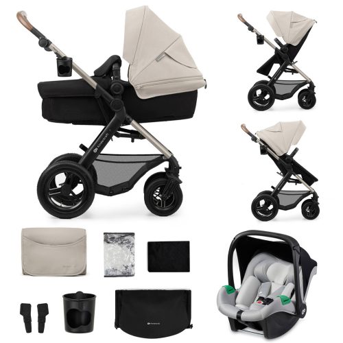 KINDERKRAFT Babakocsi kombinált Moov 2 Air 3 az 1-ben Moonlight Grey