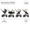 KINDERKRAFT Babakocsi kombinált Moov 2 3v1 Moonlight Grey - habkerekek