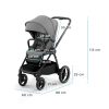 KINDERKRAFT SELECT Kombinált babakocsi  Nea 2in1 Deep Grey, Premium