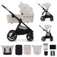 KINDERKRAFT Kombinált babakocsi Nea 2 2in1 Beige