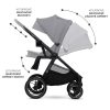 KINDERKRAFT Kombinált babakocsi Nea 2 2in1 Platinum Grey