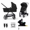 KINDERKRAFT Babakocsi kombinált 4 az 1-ben Newly Classic Black + Mink PRO