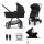 KINDERKRAFT Babakocsi kombinált 4 az 1-ben Newly Classic Black + Mink PRO