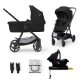 KINDERKRAFT Babakocsi kombinált 4 az 1-ben Newly Classic Black + Mink 