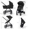 KINDERKRAFT Babakocsi kombinált 4 az 1-ben Newly Classic Black + Mink PRO