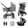 KINDERKRAFT Babakocsi kombinált 3 az 1-ben Newly Moonlight grey + Mink