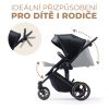 KINDERKRAFT Babakocsi kombinált 2 az 1-ben Prime 2 Black