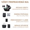 KINDERKRAFT SELECT Kombinált babakocsi 3in1  Prime 2 Venezian Black, Premium