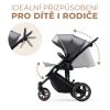KINDERKRAFT Babakocsi kombinált 2 az 1-ben Prime 2 Grey